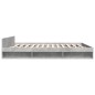 vidaXL Cama con cajones madera ingeniería gris hormigón 180x200 cm vidaXL Cama con cajones madera ingeniería gris hormigón 180x200 cm