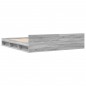 vidaXL Cama con cajones madera ingeniería gris Sonoma 180x200 cm vidaXL Cama con cajones madera ingeniería gris Sonoma 180x200 cm