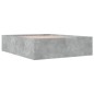 vidaXL Estructura de cama madera de ingeniería gris hormigón 160x200cm vidaXL Estructura de cama madera de ingeniería gris hormigón 160x200cm