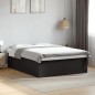 vidaXL Estructura de cama madera de ingeniería negra 160x200 cm