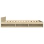vidaXL Cama con cajones madera ingeniería roble Sonoma 140x190 cm vidaXL Cama con cajones madera ingeniería roble Sonoma 140x190 cm
