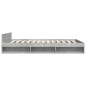 vidaXL Cama con cajones madera ingeniería gris hormigón 140x200 cm vidaXL Cama con cajones madera ingeniería gris hormigón 140x200 cm