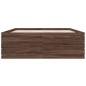 vidaXL Estructura de cama madera de ingeniería marrón roble 135x190 cm vidaXL Estructura de cama madera de ingeniería marrón roble 135x190 cm