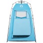 vidaXL Tienda cambiador privacidad liberación rápida impermeable azul