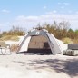 vidaXL Tienda de playa 2 personas impermeable apertura rápida gris
