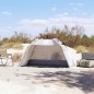 vidaXL Tienda de playa 2 personas impermeable apertura rápida gris