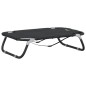 vidaXL Cama para perros plegable tela oxford y acero gris antracita