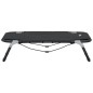 vidaXL Cama para perros plegable tela oxford y acero gris antracita