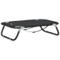 vidaXL Cama para perros plegable tela oxford y acero gris antracita