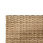 vidaXL Sofá de jardín en forma de L con mesa y cojines ratán PE beige vidaXL Sofá de jardín en forma de L con mesa y cojines ratán PE beige