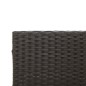 vidaXL Sofá de jardín en forma de L con mesa y cojines ratán PE negro vidaXL Sofá de jardín en forma de L con mesa y cojines ratán PE negro