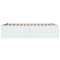 vidaXL Estructura de cama madera de ingeniería blanca 135x190 cm vidaXL Estructura de cama madera de ingeniería blanca 135x190 cm