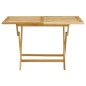 vidaXL Conjunto de comedor de jardín 5 piezas madera maciza de teca vidaXL Conjunto de comedor de jardín 5 piezas madera maciza de teca