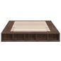 vidaXL Estructura de cama madera de ingeniería marrón roble 140x200 cm vidaXL Estructura de cama madera de ingeniería marrón roble 140x200 cm