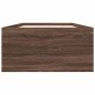 vidaXL Estructura de cama madera de ingeniería marrón roble 90x190 cm