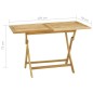 vidaXL Conjunto de comedor de jardín 5 piezas madera maciza de teca vidaXL Conjunto de comedor de jardín 5 piezas madera maciza de teca