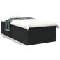 vidaXL Estructura de cama madera de ingeniería negra 90x190 cm vidaXL Estructura de cama madera de ingeniería negra 90x190 cm