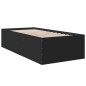 vidaXL Estructura de cama madera de ingeniería negra 90x190 cm vidaXL Estructura de cama madera de ingeniería negra 90x190 cm