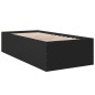 vidaXL Estructura de cama madera de ingeniería negra 90x190 cm vidaXL Estructura de cama madera de ingeniería negra 90x190 cm