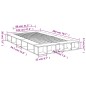 vidaXL Estructura de cama madera de ingeniería negra 120x200 cm vidaXL Estructura de cama madera de ingeniería negra 120x200 cm