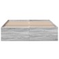 vidaXL Estructura de cama madera de ingeniería gris Sonoma 120x190 cm vidaXL Estructura de cama madera de ingeniería gris Sonoma 120x190 cm
