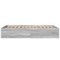 vidaXL Estructura de cama madera de ingeniería gris Sonoma 120x190 cm vidaXL Estructura de cama madera de ingeniería gris Sonoma 120x190 cm
