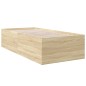 vidaXL Estructura de cama madera de ingeniería roble Sonoma 90x200 cm vidaXL Estructura de cama madera de ingeniería roble Sonoma 90x200 cm