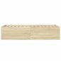 vidaXL Estructura de cama madera de ingeniería roble Sonoma 90x200 cm vidaXL Estructura de cama madera de ingeniería roble Sonoma 90x200 cm