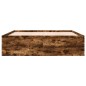 vidaXL Estructura de cama madera de ingeniería roble ahumado 180x200cm vidaXL Estructura de cama madera de ingeniería roble ahumado 180x200cm