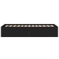 vidaXL Estructura de cama madera de ingeniería negra 90x190 cm vidaXL Estructura de cama madera de ingeniería negra 90x190 cm