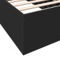 vidaXL Estructura de cama madera de ingeniería negra 90x190 cm vidaXL Estructura de cama madera de ingeniería negra 90x190 cm