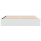 vidaXL Estructura de cama madera de ingeniería blanca 200x200 cm vidaXL Estructura de cama madera de ingeniería blanca 200x200 cm