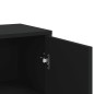 vidaXL Aparadores 3 unidades madera de ingeniería negro 60x31x84 cm vidaXL Aparadores 3 unidades madera de ingeniería negro 60x31x84 cm