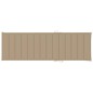 vidaXL Tumbona con cojín beige madera de pino impregnada vidaXL Tumbona con cojín beige madera de pino impregnada