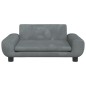 vidaXL Sofá para niños de terciopelo gris oscuro 70x45x33 cm vidaXL Sofá para niños de terciopelo gris oscuro 70x45x33 cm