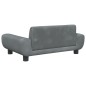 vidaXL Sofá para niños de terciopelo gris oscuro 70x45x33 cm vidaXL Sofá para niños de terciopelo gris oscuro 70x45x33 cm