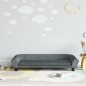 vidaXL Sofá para niños de terciopelo gris oscuro 100x50x26 cm vidaXL Sofá para niños de terciopelo gris oscuro 100x50x26 cm