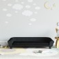 vidaXL Sofá para niños de terciopelo negro 100x50x26 cm vidaXL Sofá para niños de terciopelo negro 100x50x26 cm