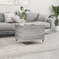 vidaXL Mesa de centro madera contrachapada gris Sonoma 60x44,5x45 cm