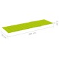 vidaXL Tumbona con cojín verde brillante madera de pino impregnada vidaXL Tumbona con cojín verde brillante madera de pino impregnada