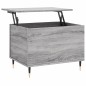 vidaXL Mesa de centro madera contrachapada gris Sonoma 60x44,5x45 cm
