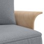 vidaXL Sofá cama en forma de L tela gris claro 279x140x70 cm vidaXL Sofá cama en forma de L tela gris claro 279x140x70 cm