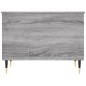 vidaXL Mesa de centro madera contrachapada gris Sonoma 60x44,5x45 cm