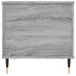 vidaXL Mesa de centro madera contrachapada gris Sonoma 60x44,5x45 cm
