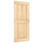 vidaXL Puerta corredera con herrajes madera maciza de pino 90x210 cm vidaXL Puerta corredera con herrajes madera maciza de pino 90x210 cm