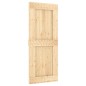 vidaXL Puerta corredera con herrajes madera maciza de pino 85x210 cm vidaXL Puerta corredera con herrajes madera maciza de pino 85x210 cm