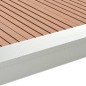 vidaXL Moldura de ángulo de porche aluminio 5 unidades 170 cm plateado vidaXL Moldura de ángulo de porche aluminio 5 unidades 170 cm plateado