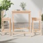 vidaXL Set de mesa y taburetes altos 3 piezas madera maciza de pino vidaXL Set de mesa y taburetes altos 3 piezas madera maciza de pino