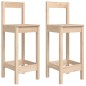 vidaXL Set de mesa y taburetes altos 3 piezas madera maciza de pino vidaXL Set de mesa y taburetes altos 3 piezas madera maciza de pino
