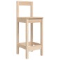 vidaXL Set de mesa y taburetes altos jardín 5 pzas madera maciza pino vidaXL Set de mesa y taburetes altos jardín 5 pzas madera maciza pino